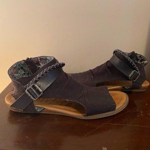 Black Blowfish Sandals